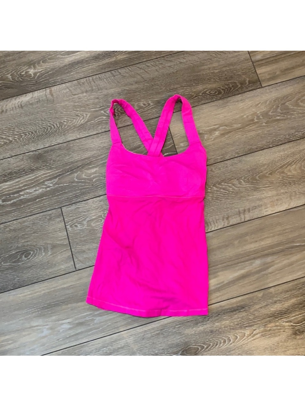 lululemon athletica Bright Pink Built-In Bra Tank